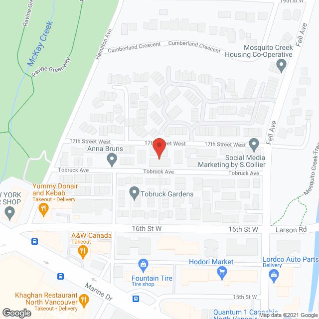 Capilano Housing Co-Op in google map