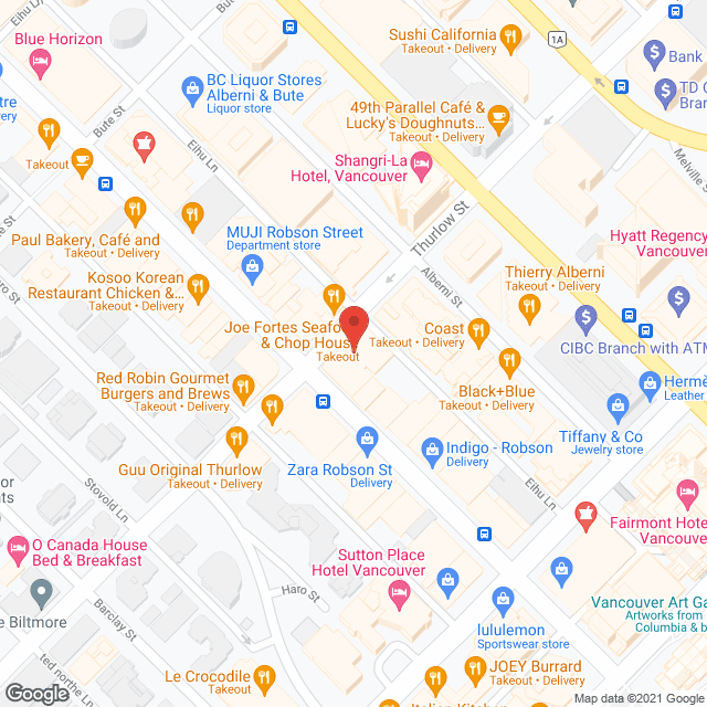 Manhattan Co-Op in google map