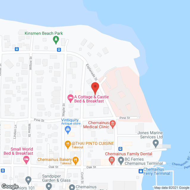 The Steeples (public) in google map