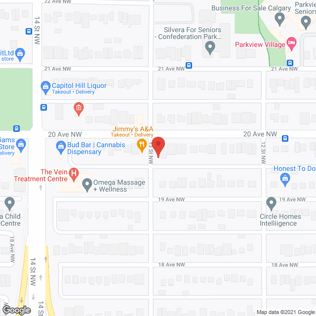 Capitol Hill in google map