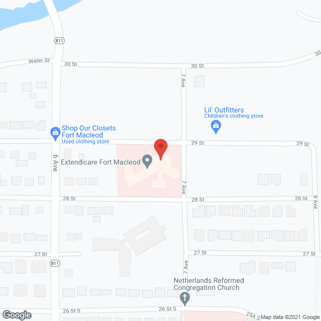 Extendicare Fort Macleod (LTC) in google map