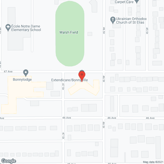 Extendicare Bonnyville in google map