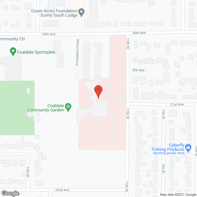 Coaldale Health Centre in google map