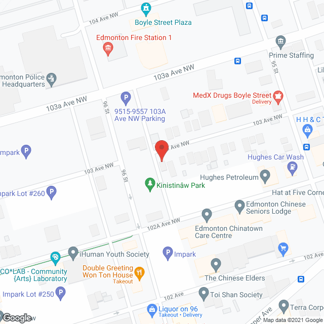 Edmonton People In Need Shelter Society (public) in google map