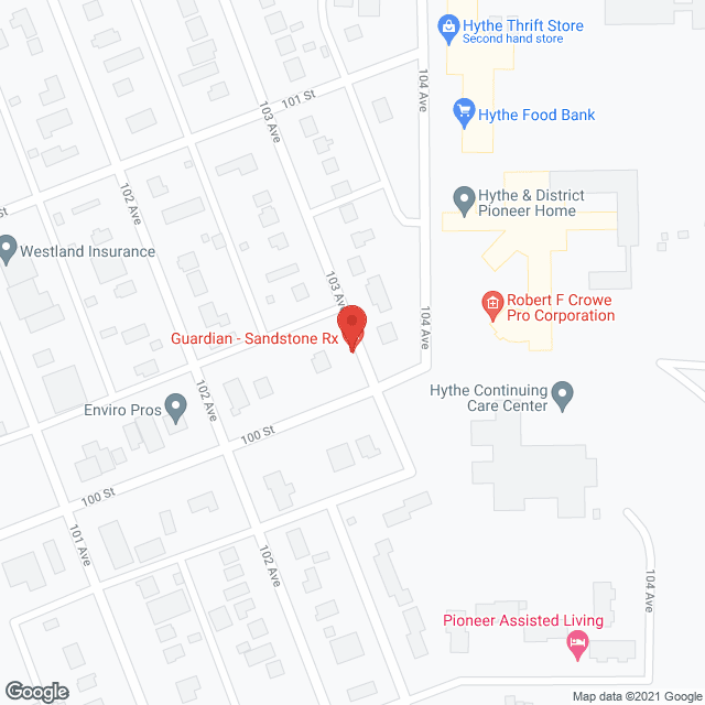 Hythe and District Pioneer Home - LOW INCOME HOUSING in google map