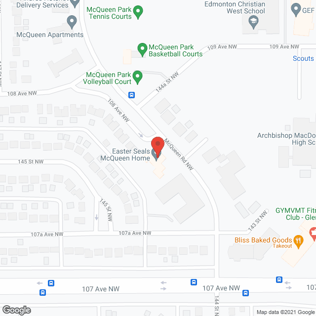 Easter Seals Mcqueen Residence (public) in google map