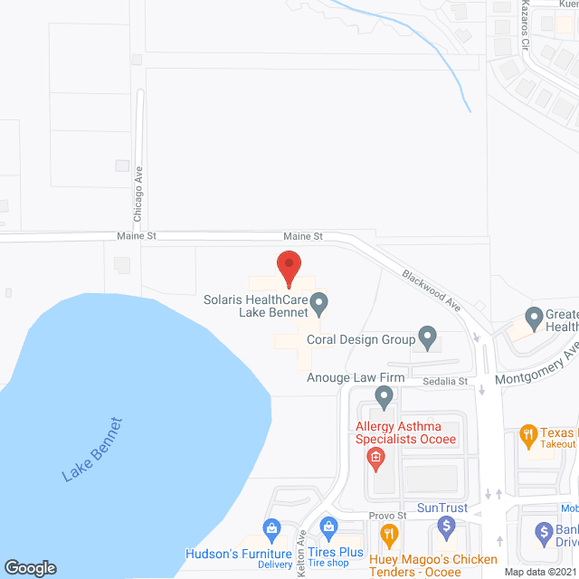 Solaris Healthcare Lake Bennet in google map