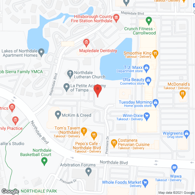 Seasons Northdale in google map