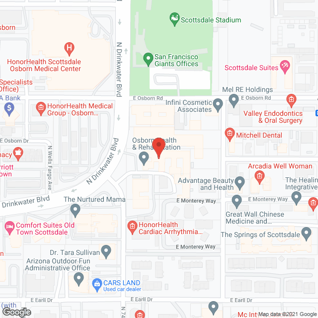 Osborn Health & Rehabilitation in google map