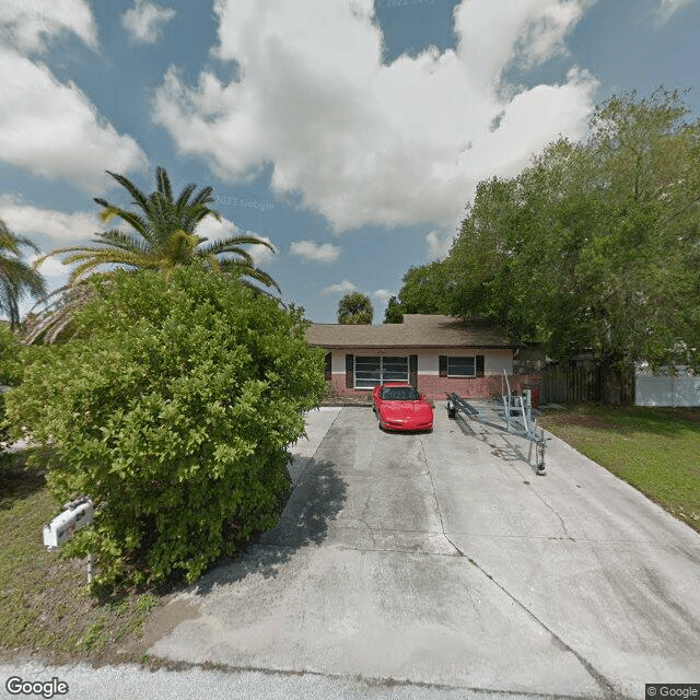 street view of Freshwater Harbor on Lake Tarpon