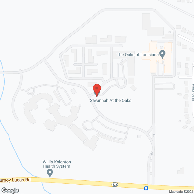 The Oaks of Louisiana in google map