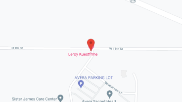 Avera Sacred Heart Majestic Bluffs in google map