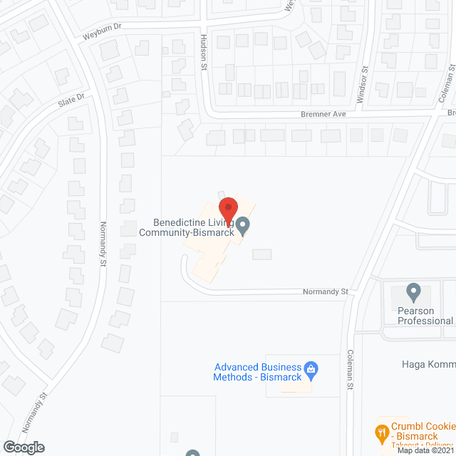 Benedictine Living Community Bismarck in google map