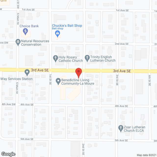 Benedictine Living Community LaMoure in google map