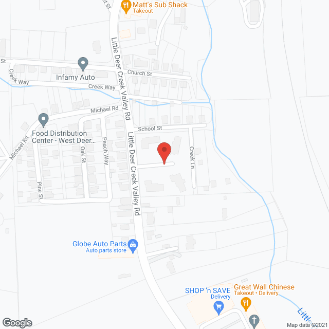 NHS RUSSELLTON PCH in google map