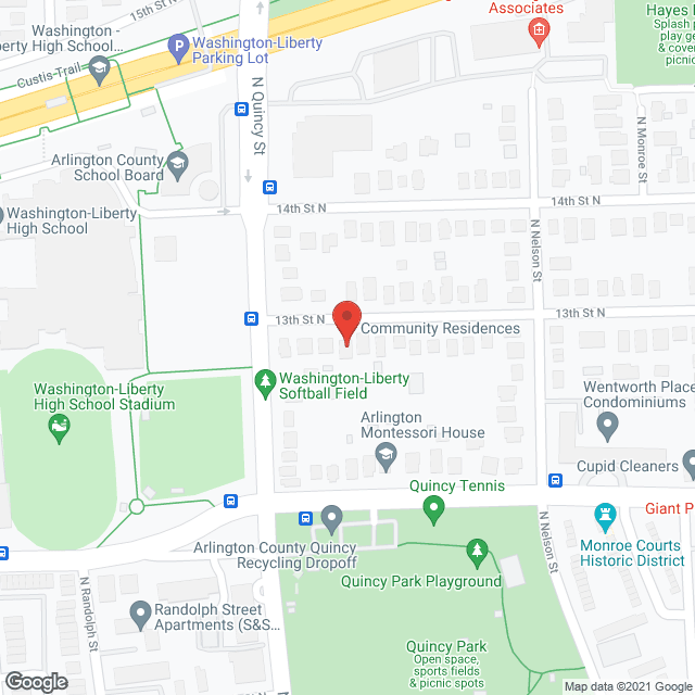 Comm Res-North 13th Street Assisted Living in google map