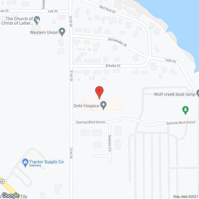 Grand Lake's Sunrise Village in google map