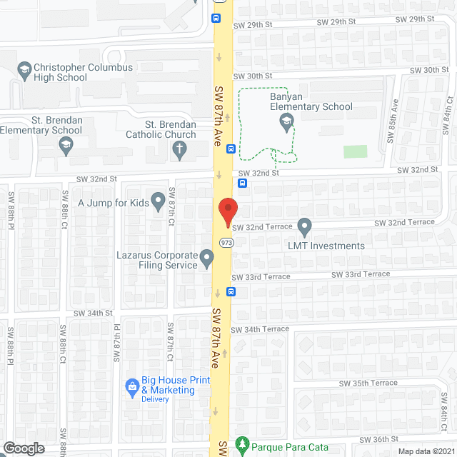 Miramar Senior Living IV in google map