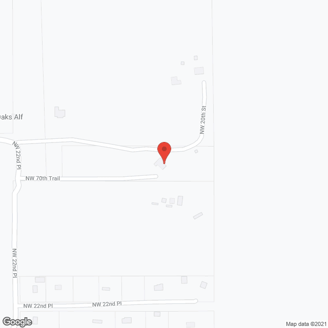 Hidden Oaks in google map