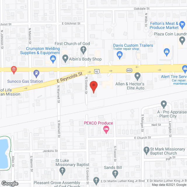 Bethesda View in google map