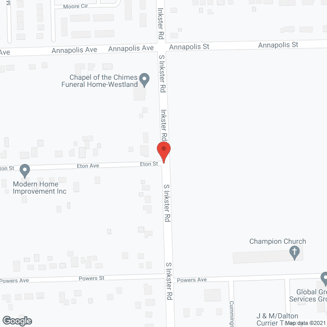 Allen Family Services in google map