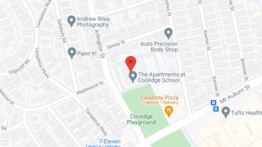 Apartments at Coolidge School in google map