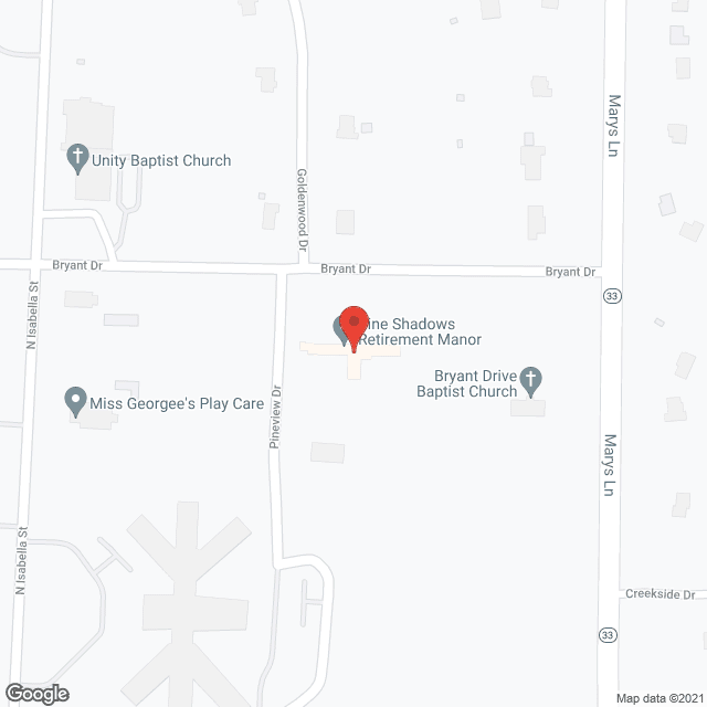 Pine Shadows Manor in google map