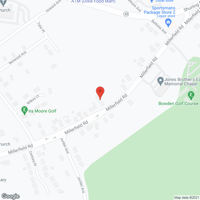 MILLERFIELD PERSONAL CARE HOME in google map