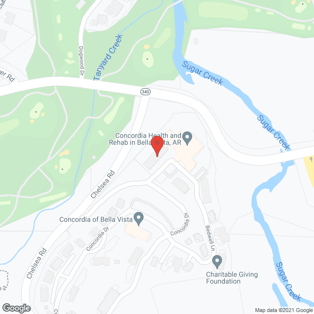 Concordia Arms Assisted Living Facility in google map