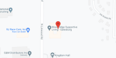 Woodridge Supportive Living Galesburg in google map