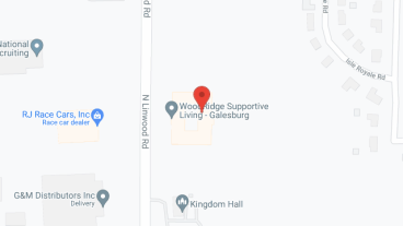 Woodridge Supportive Living Galesburg in google map