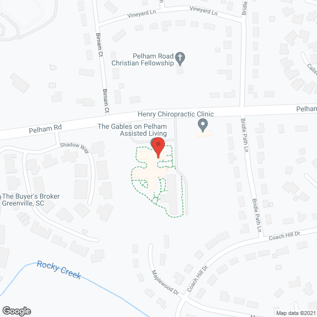 Emeritus at Greenville- SNF in google map