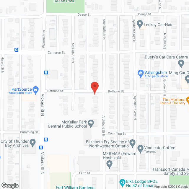 Vickers Manor Seniors Community in google map