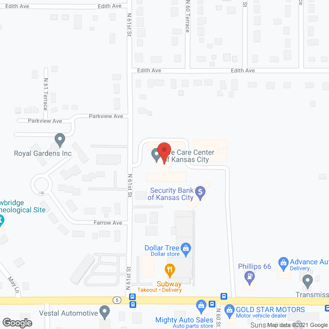 Life Care Center of Kansas City in google map