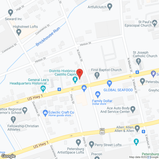 Hamilton - West in google map