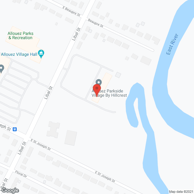 Allouez Senior Living in google map