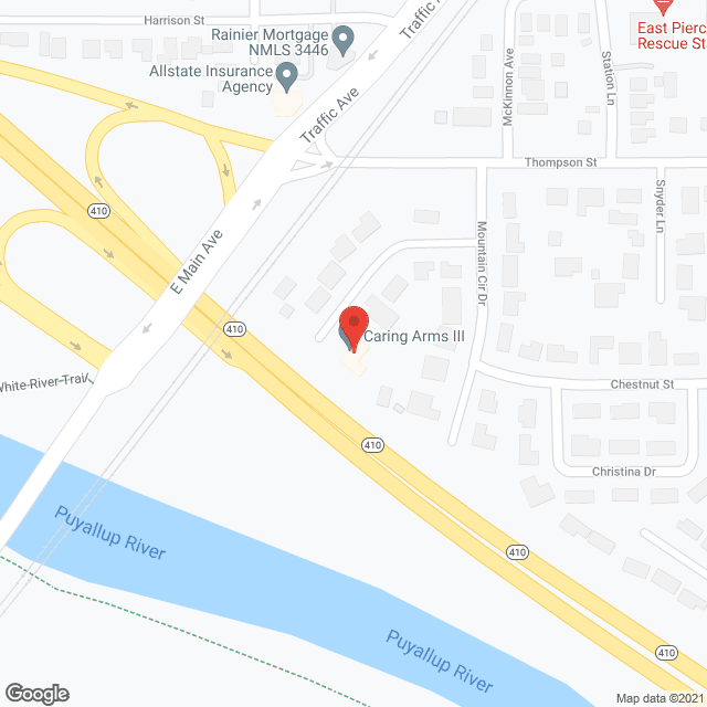 Riada Senior Living in google map