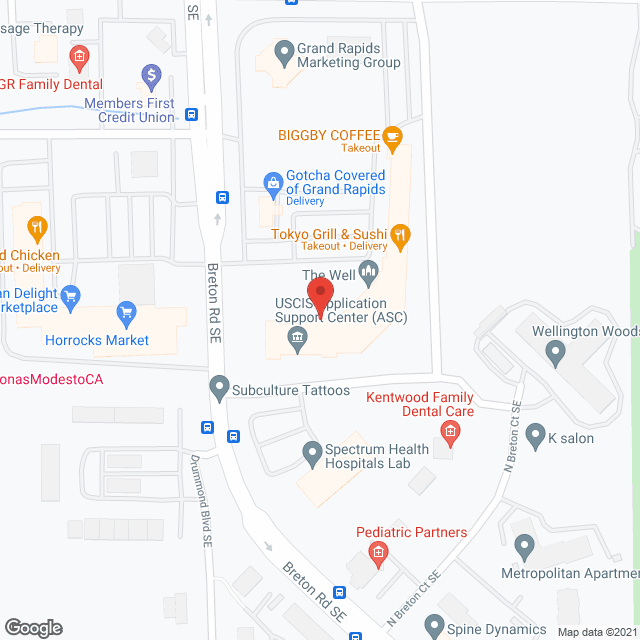 Spectrum Health Neuro Rehab in google map