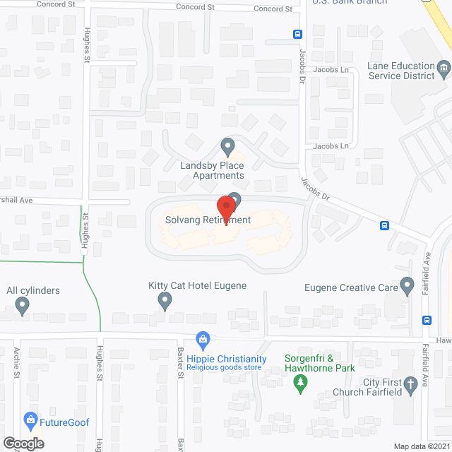 AHCG Eugene in google map