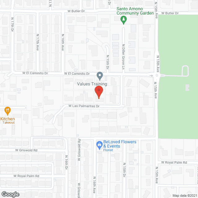 Premier Assisted Living in google map