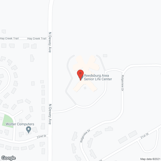Reedsburg Area Senior Life Center in google map