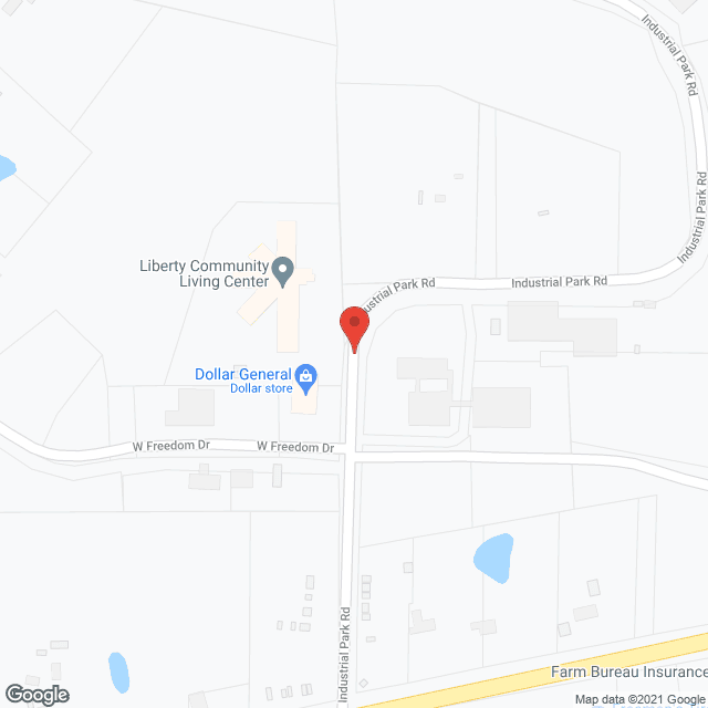 Liberty Community Living Center in google map