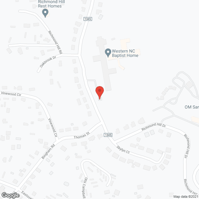 WNC Baptist Home in google map