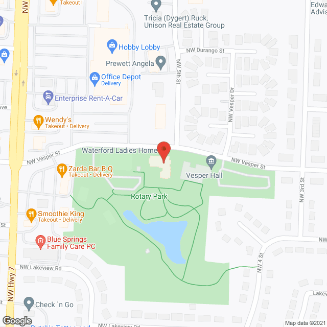 Tranquil Grove at Rotary Park in google map