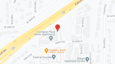 Covington Place Retirement in google map