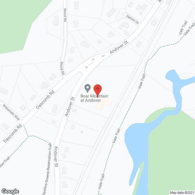 Bear Mountain at Andover in google map