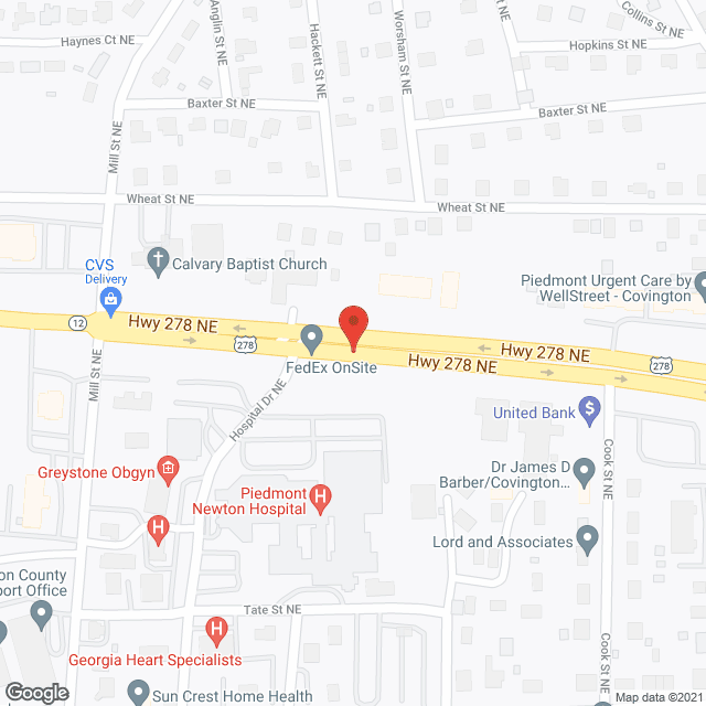 Heavenly Arms Assisted Living in google map