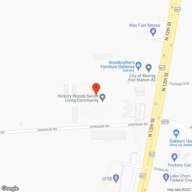 Hickory Woods in google map