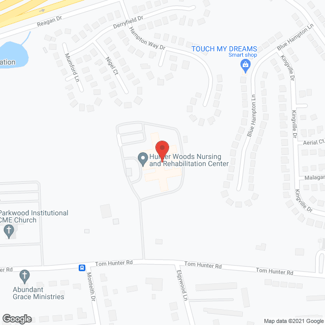 Hunter Woods Nursing and Rehab Center in google map