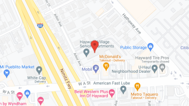 Hayward Village Senior Apartments in google map